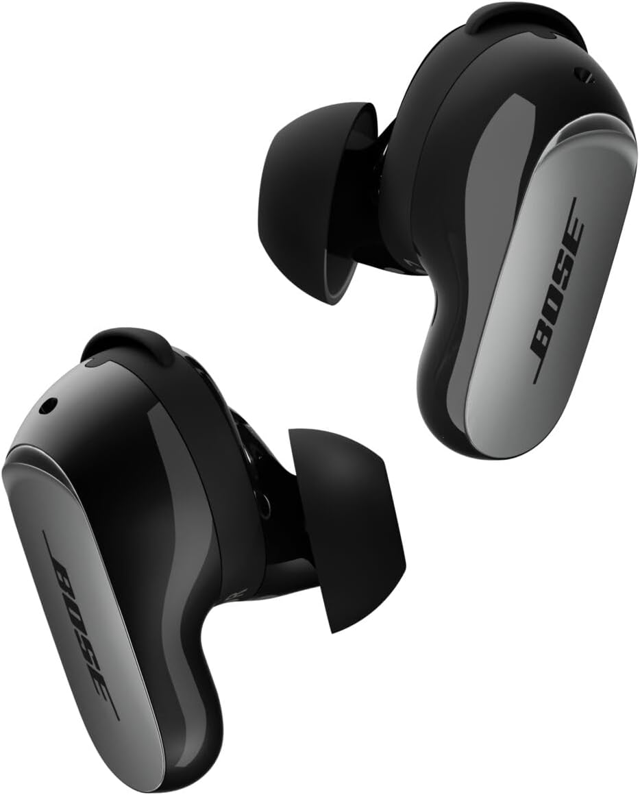Bose QuietComfort Ultra Earbuds 2nd Gen in black, Amazon product photo