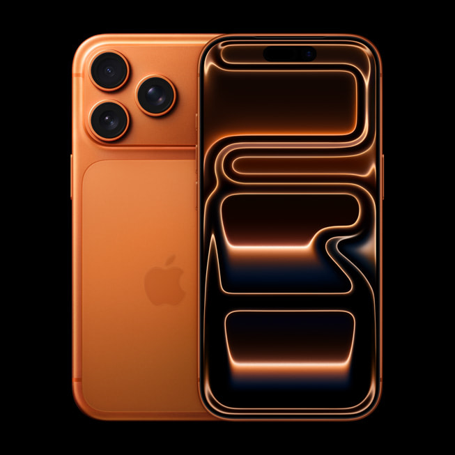 iPhone 17 Pro in cosmic orange, official Apple Newsroom product photo